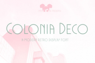 Colonia Deco Font Download