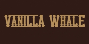 Vanilla Whale Font Download