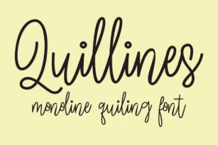 Quillines Font Download