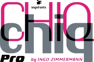 Chiq Pro Font Download