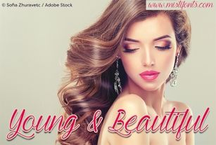 Young and Beautiful Font Download