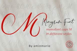 Monogram M | Monofont Caps M Font Download