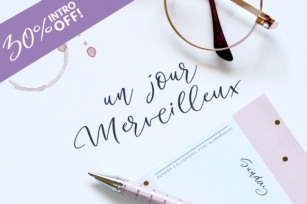 Un Jour Merveilleux Font Download