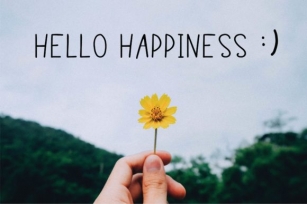 Hello Happiness Font Download