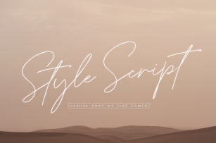 Style Script Font Download