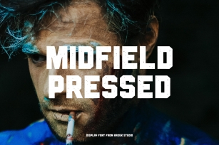 Midfield Pressed Font Download