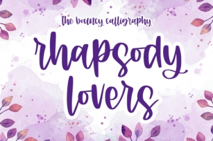 Rhapsody Lovers Font Download