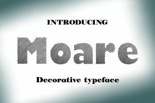 Moare Light Font Download