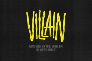 Villain Font Download