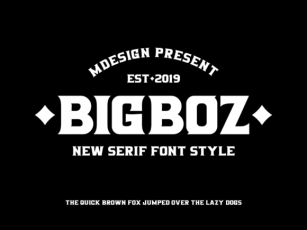 Bigboz Font Download