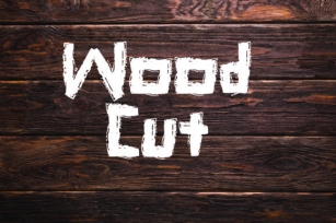 Wood Cut Font Download