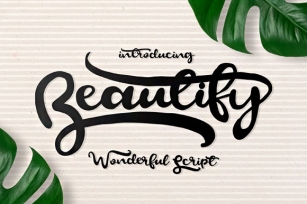 Beautify Script Font Download