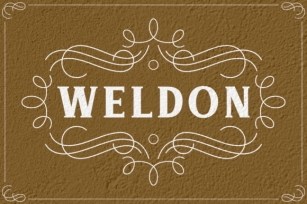 Weldon Font Download