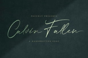 Calvin Fallen Font Download