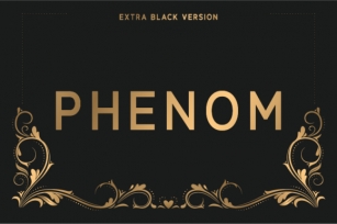 Phenom Extra Black Font Download