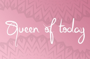 Queen of Today Font Download