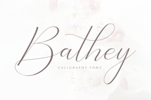 Bathey Font Download