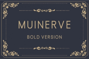 Muinerve Bold Font Download