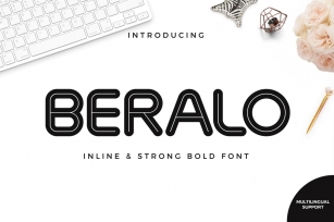 Beralo Inline Font Download