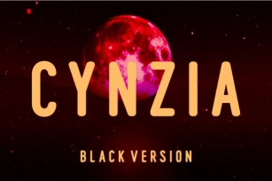 Cynzia Black Font Download