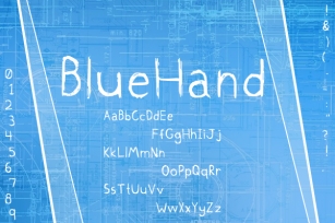 BlueHand Font Download