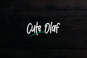 Cute Olaf Font Download