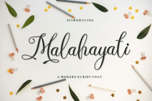 Malahayati Script Font Download