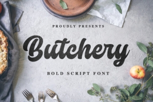Butchery Font Download