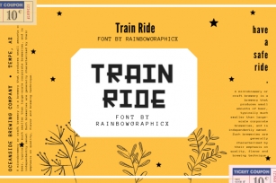 Train Ride Font Download