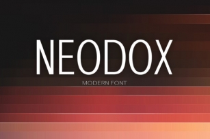 Neodox Font Download
