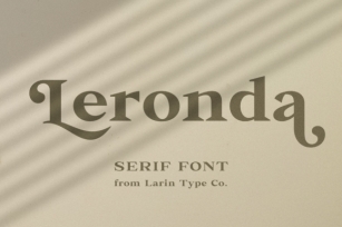 Leronda Font Download