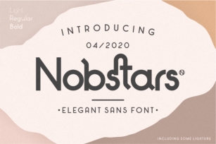 Nobstars Font Download