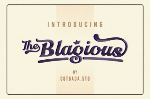 The Blagious Script Font Download
