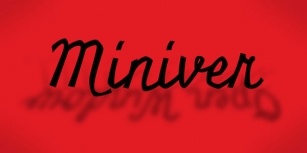 Miniver Pro Font Download