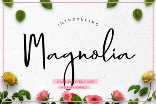 Magnolia Hand Font Download