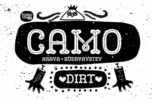 Camo Dirt Font Download