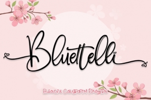 Bluettelli Font Download