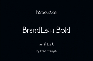 Brandlaw Bold Font Download