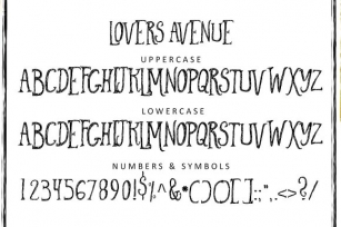 Lovers Avenue Font Download