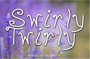 Swirly Twirly Font Download