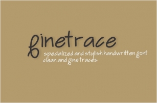 Finetrace Font Download