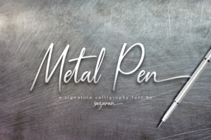 Metal Pen Script Font Download