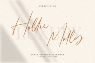 Hollie Mally Font Download