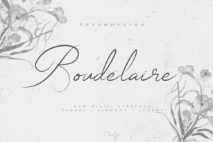 Boudelaire Font Download