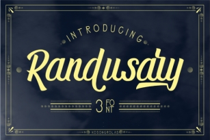 Randusary Font Download