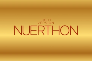 Nuerthon Light Font Download