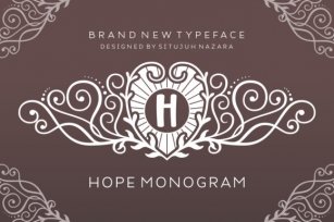 Hope Monogram Font Download
