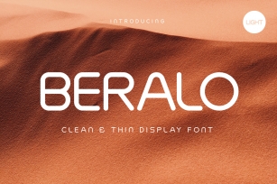 Beralo Light Font Download
