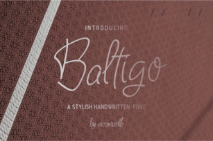 Baltigo Font Download