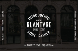 Blantyre Font Download